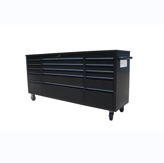 GTools 72 Inch Tool Chest With Drawers Tool Cabinet On Wheels Tool Box Clearance In Black