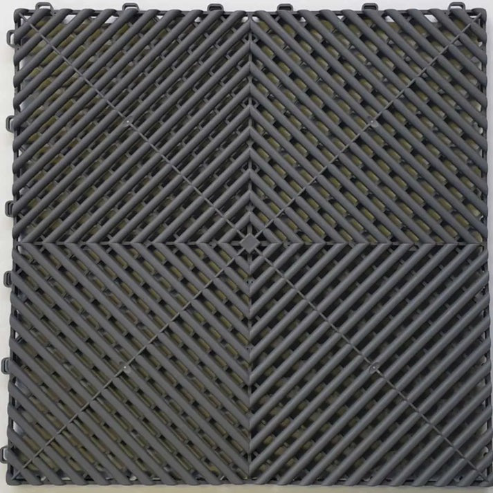 GTools Range of Garage Floor Tiles 400 series Ribbed Garage Floor Tile Instant DIY Box of 15