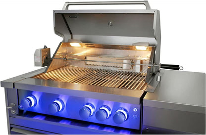 30 Inch Built In 5 Burner Propane Gas Grill